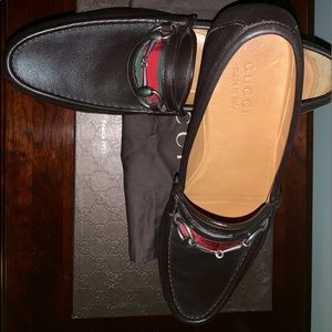 Gucci Horse Bit Web Loafer Size 9D